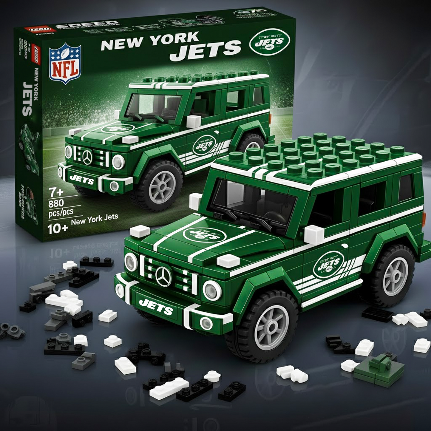 NYJ x NFL Building Blocks Offroad SUV DatND DVT