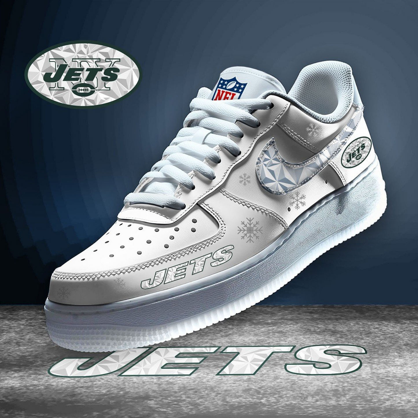 NYJ x NFL Diamond Air Sneaker - Limited Edition DatND DVT