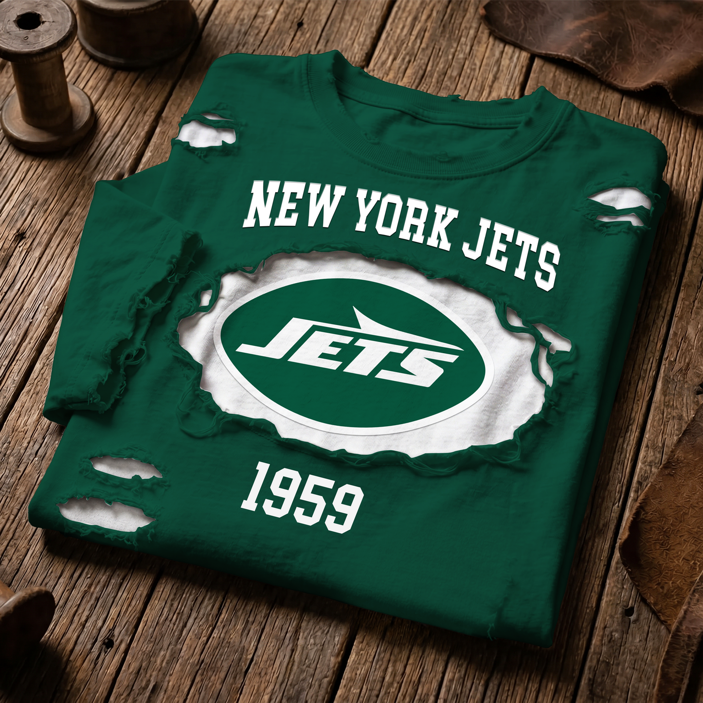 NYJ x NFL LUXURY CREW-Neck T-Shirt FOR SUMMER HOLIDAY 180626
