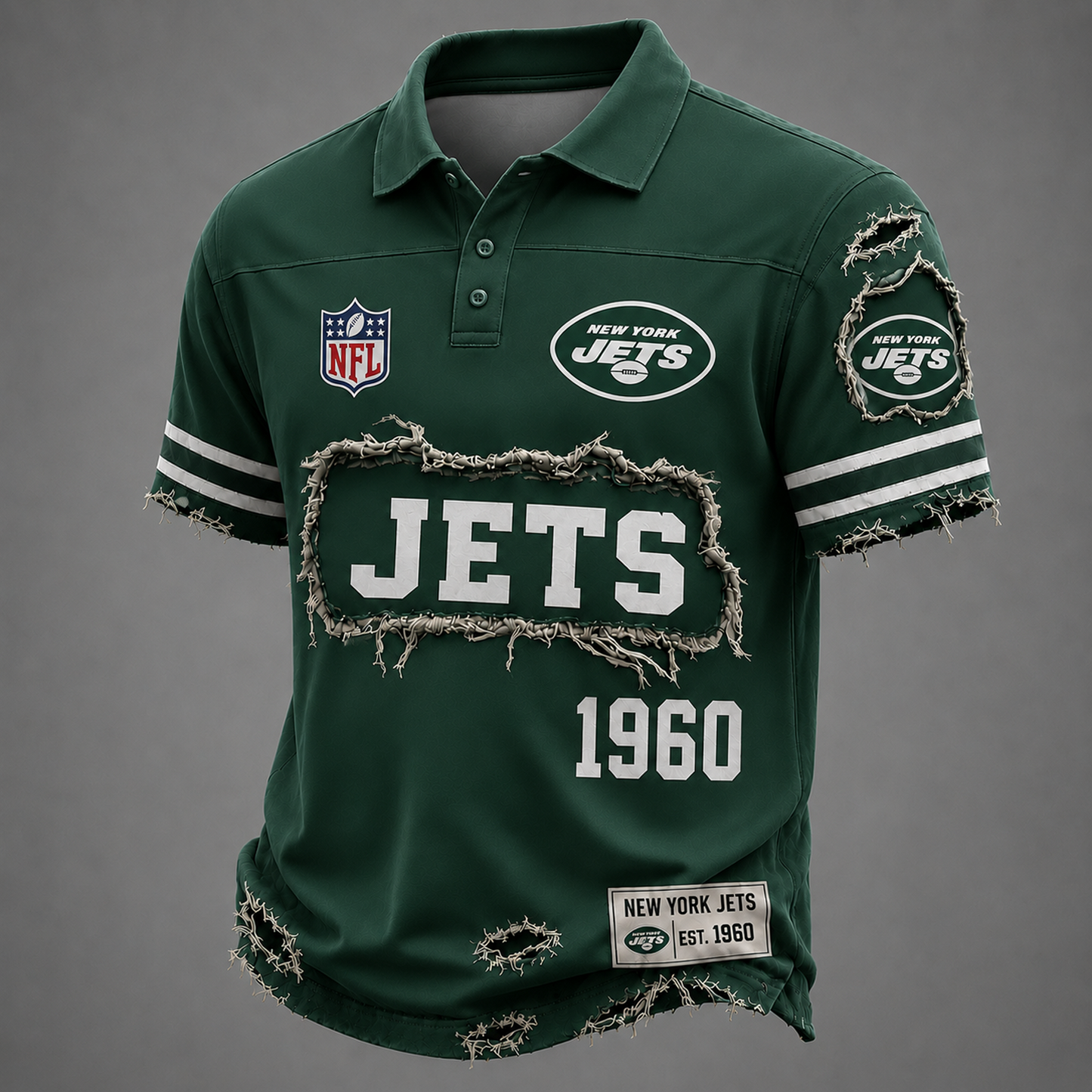 NYJ x NFL Luxury Classic Polo shirt 0506 DatND DVT