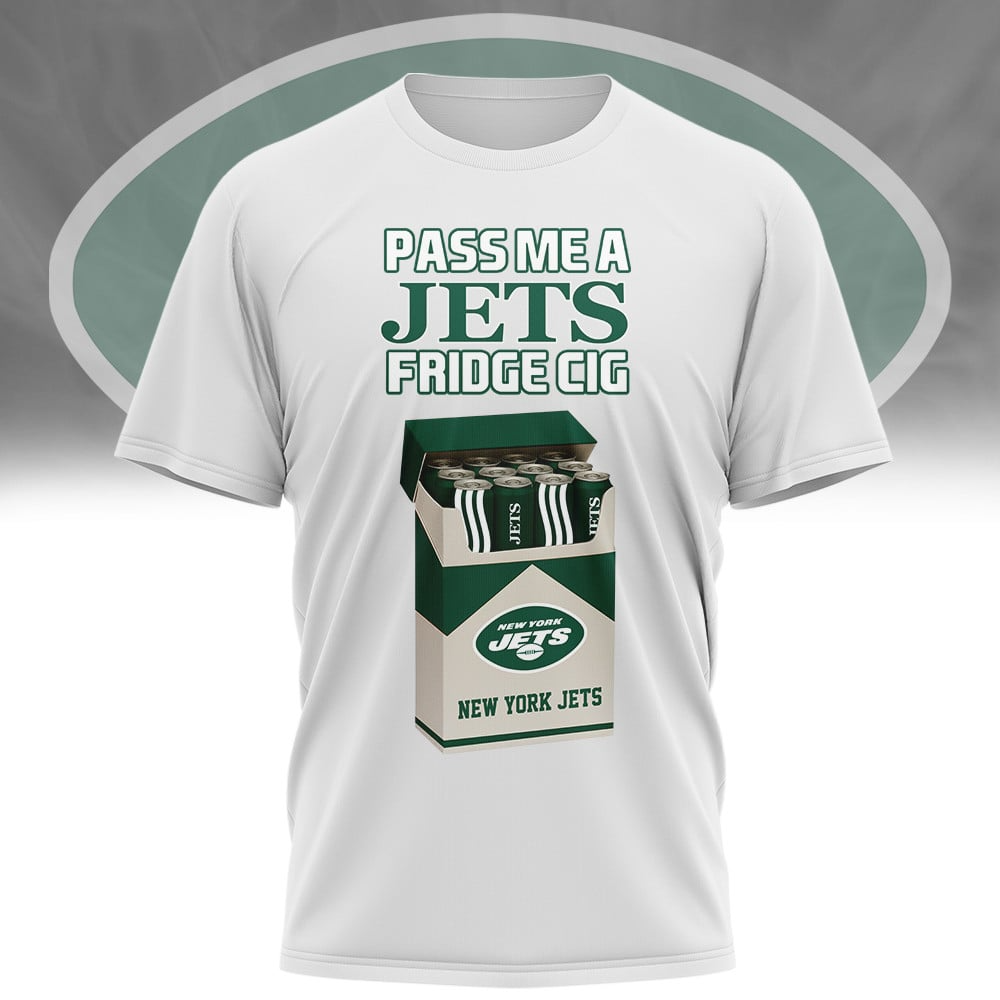 NYJ x NFL Personalized Fridge Cig 3D Shirt DDT CTND