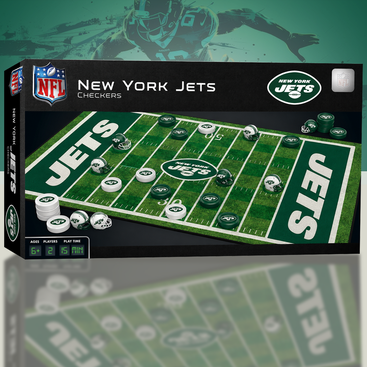 NYJ x NFL Premium Checkers Game