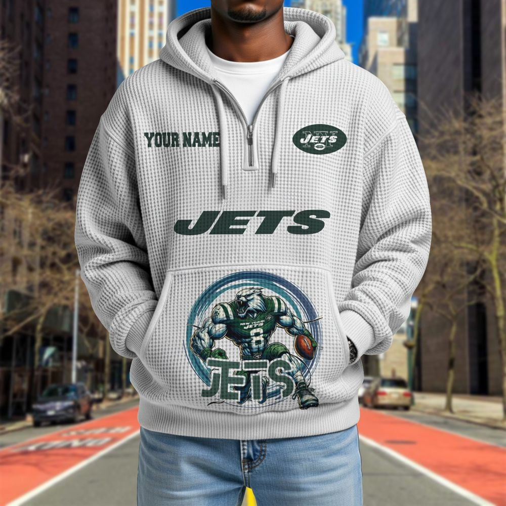 NYJ x NFL Waffle Hoodie DATND TANTD