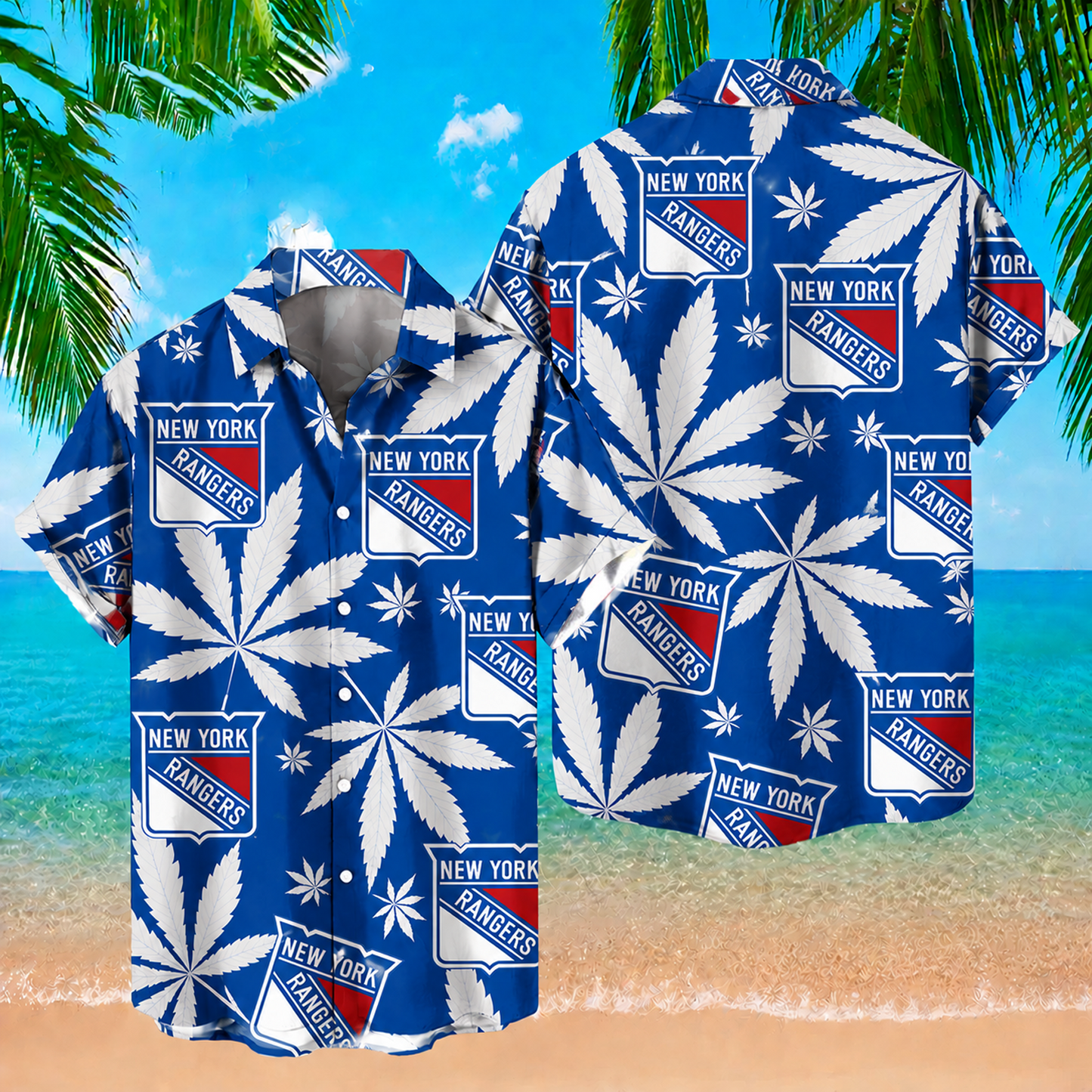 NYR x NHL Hawaiian Shirt 1605 DatND DVT