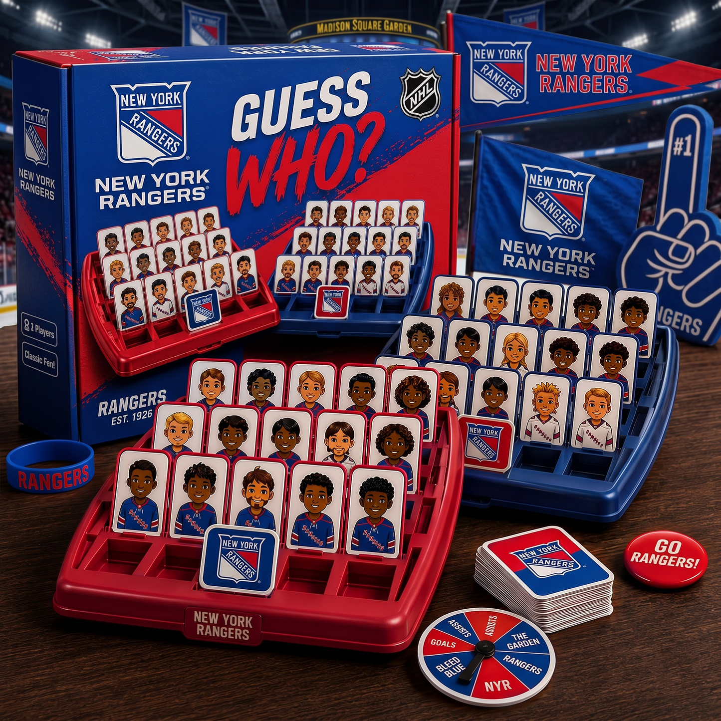 NYR_NHL ELITE FAN GUESS WHO BOARD GAME – COLLECTOR EDITION