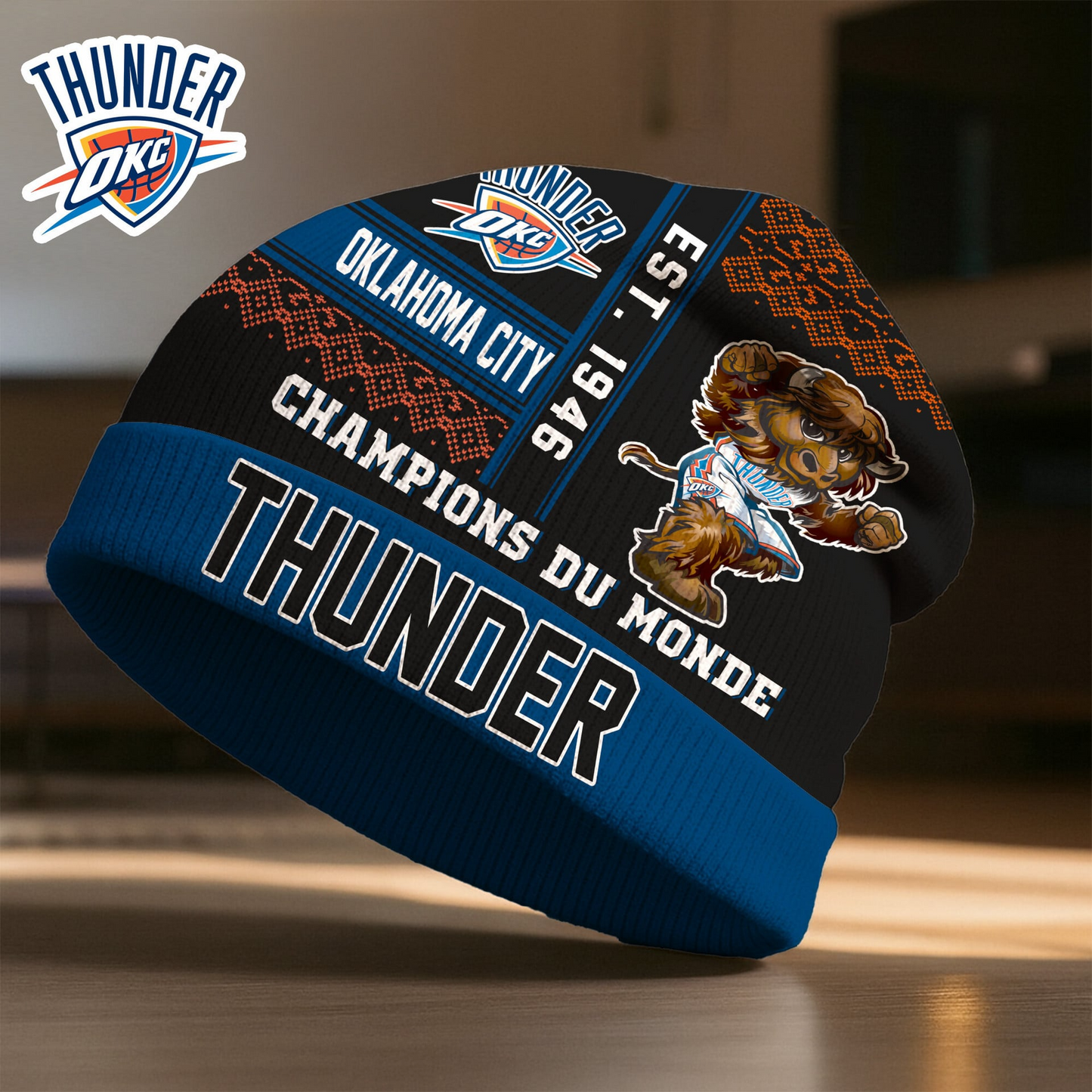 OCT Premium NBA Champions Du Monde Beanie Hat DDT CTND