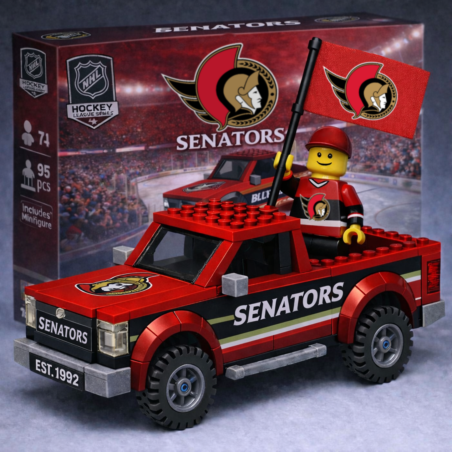 OTT x NHL Building Blocks Truck Toy Set V1 DatND DVT
