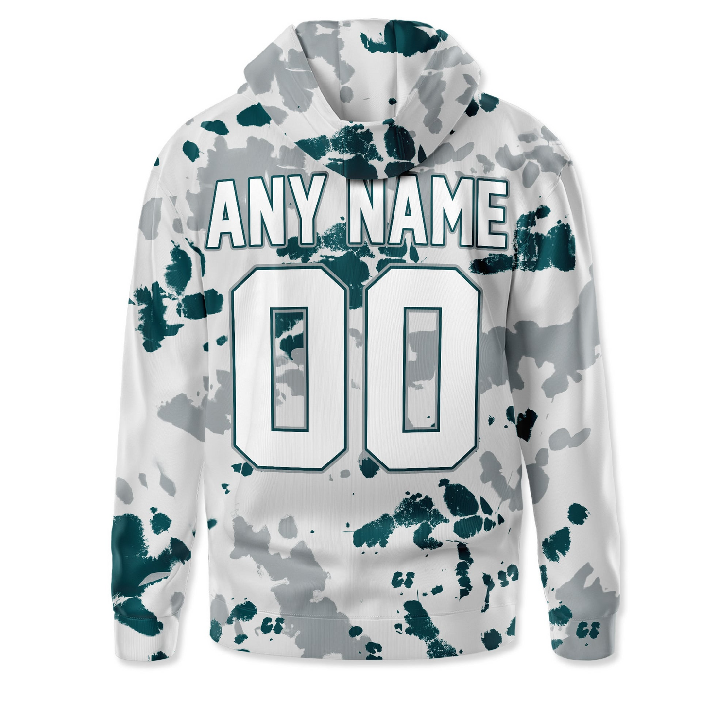 PE Premium NFL Gridiron Splash Personalized Hoodie DDT CTND