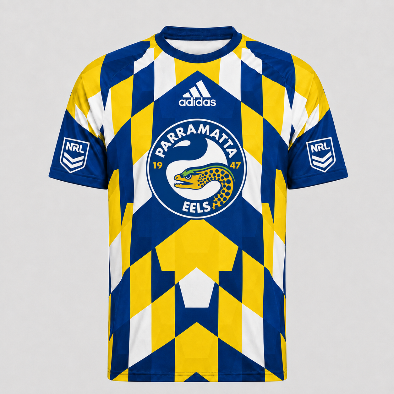 PE x NRL Premium Geometric Fan Performance T-Shirt