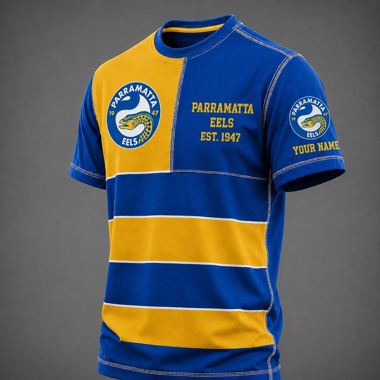 PE x NRL Premium Vintage All Over Print T-Shirt 3D Personalized Gift For True Fan