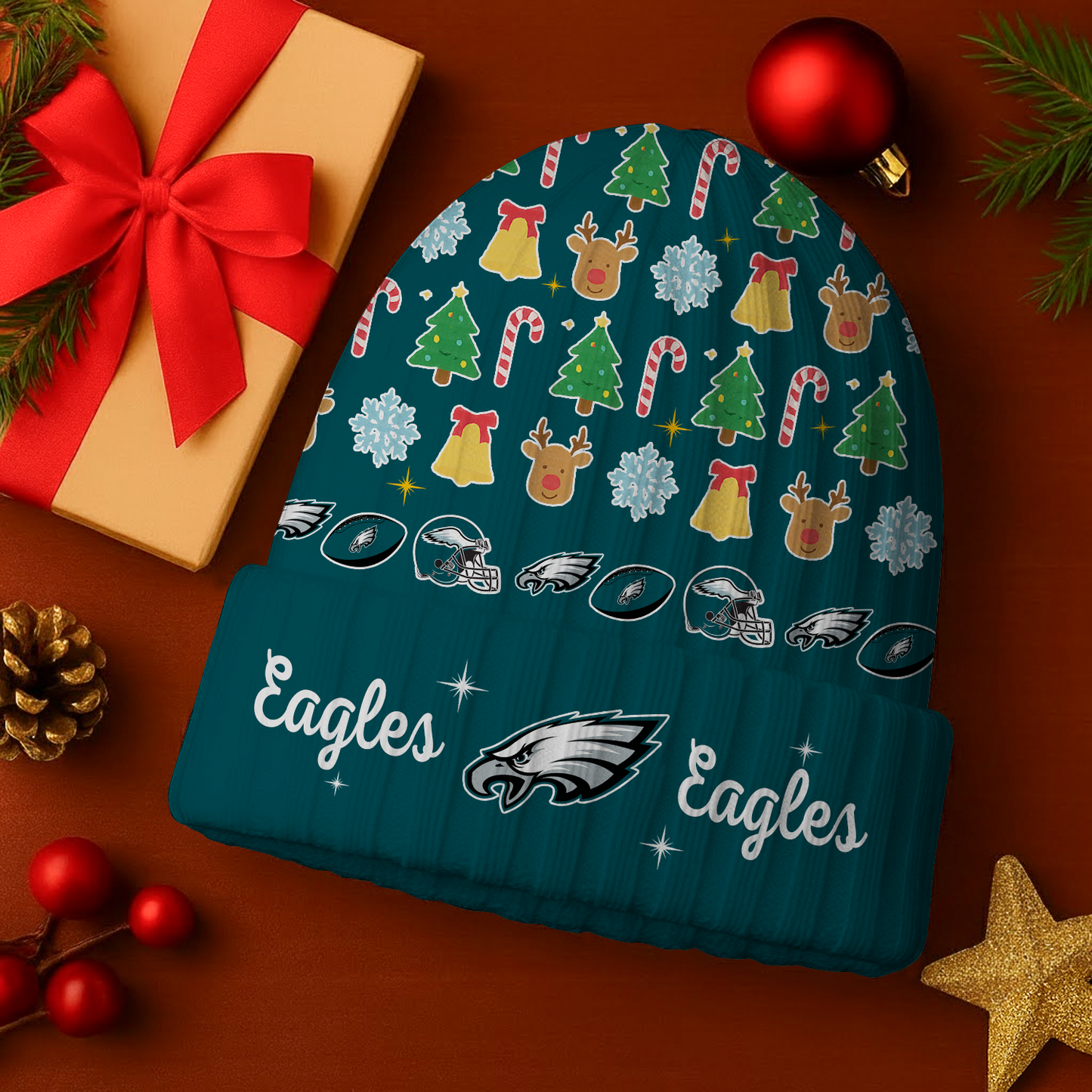 PHI x NFL Christmas Beanie DatND DVT