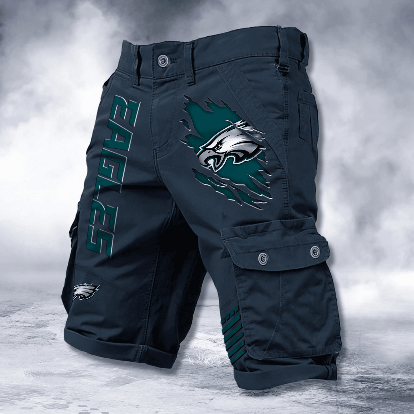 PHI x NFL Cotton Cargo Shorts DATND TANTD 2705