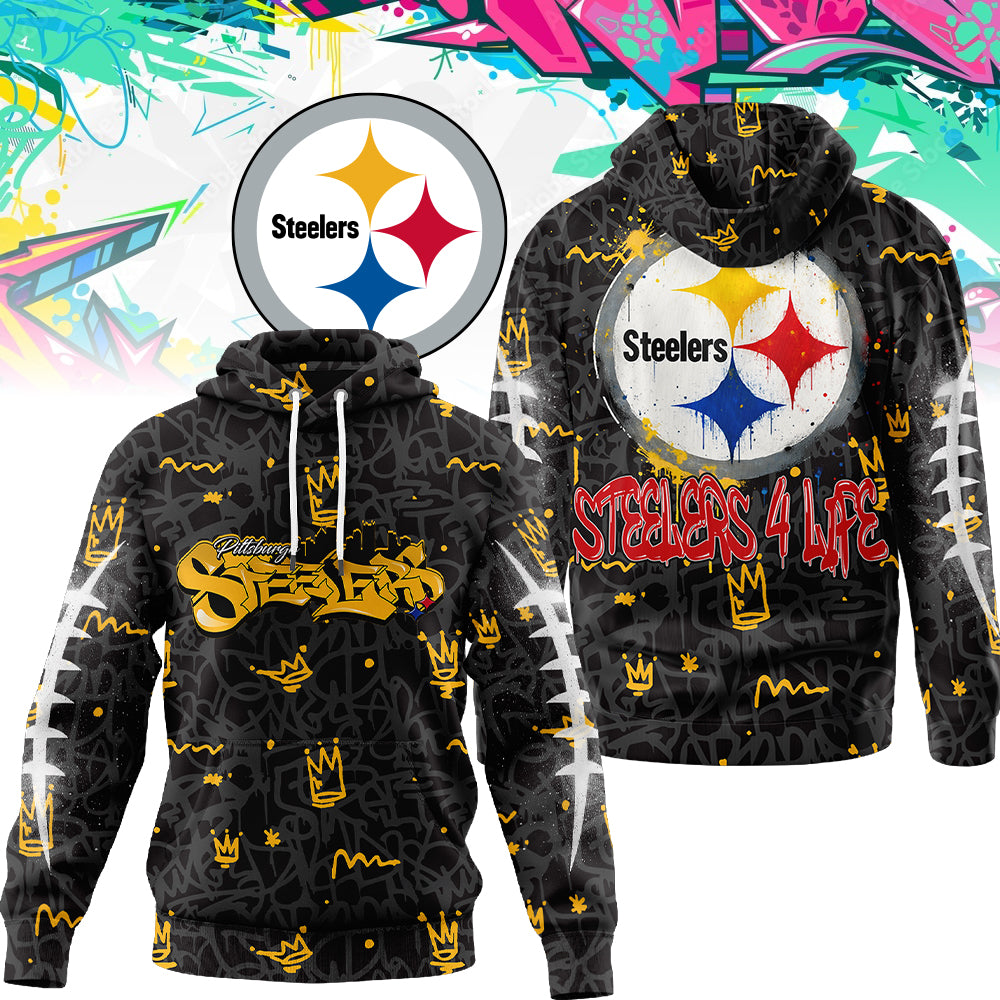 PIT Premium NFL Special Graffiti My Team 4 Life Hoodie DatND DVT