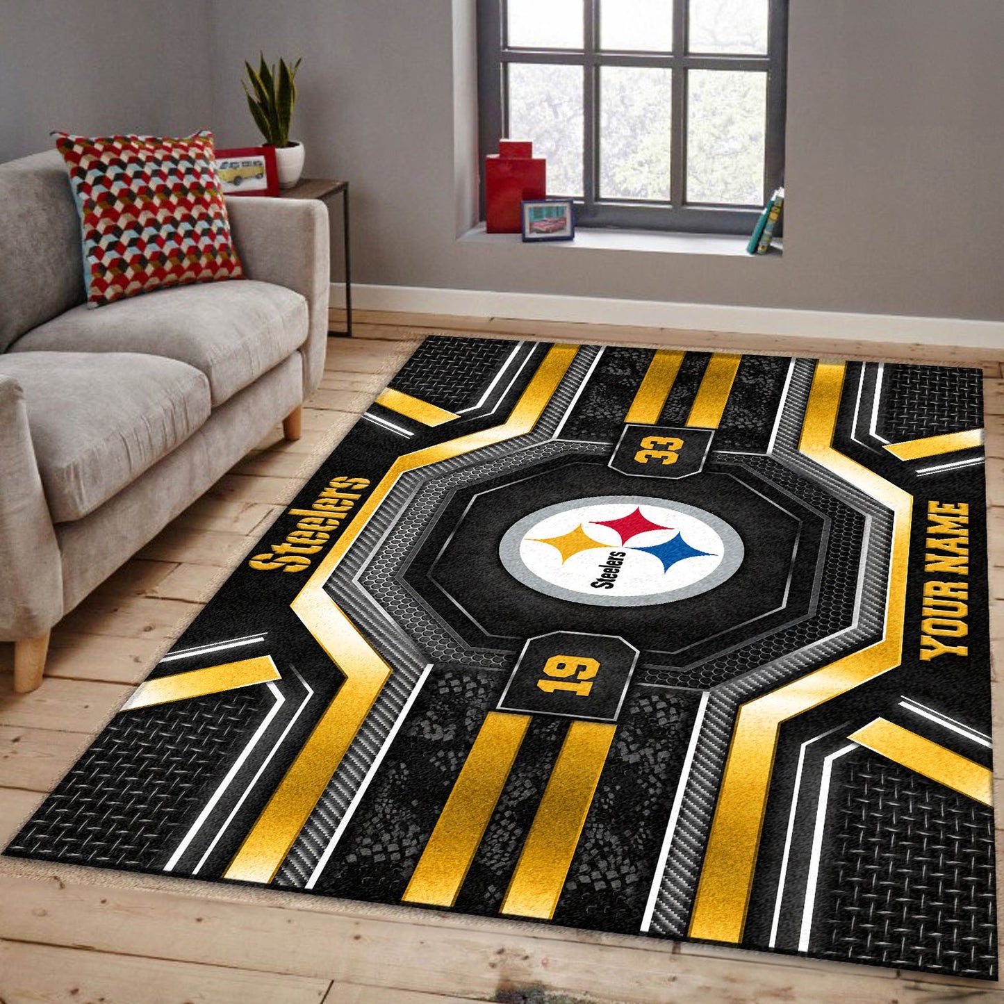 PIT x NFL Custom Rug DatND DVT