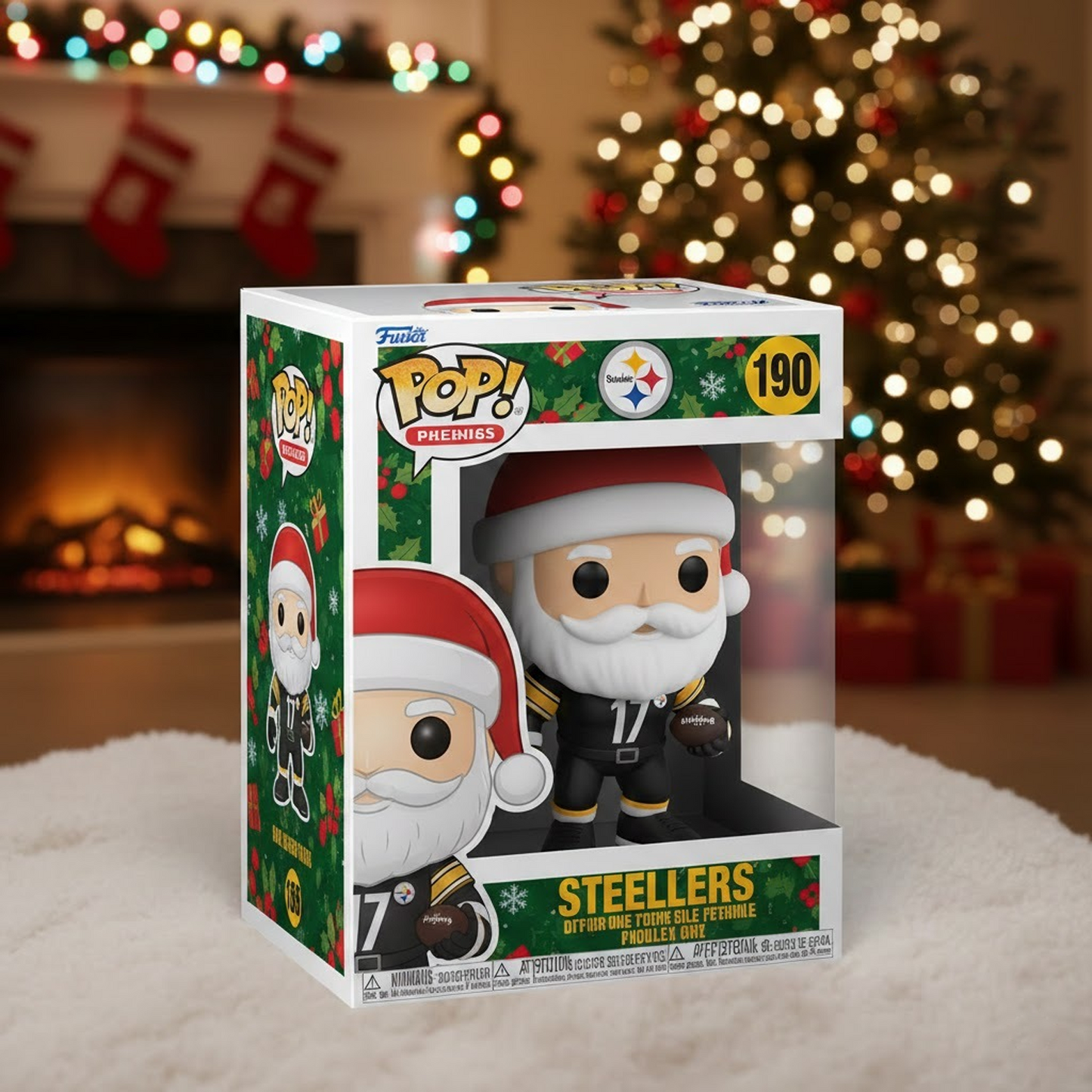 PIT x NFL Figures Santa Claus DATND TANTD