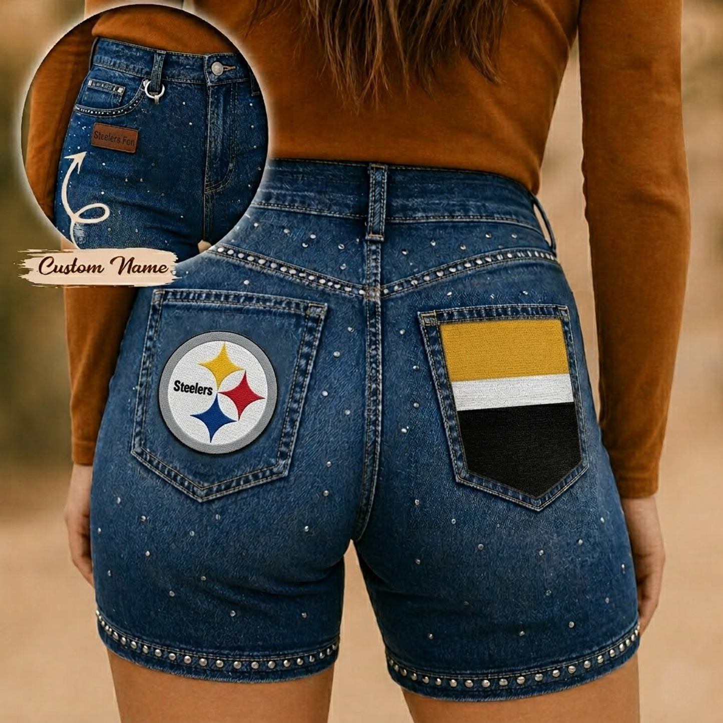 PIT x NFL Premium High Waisted Biker Shorts 0905 DatND DVT