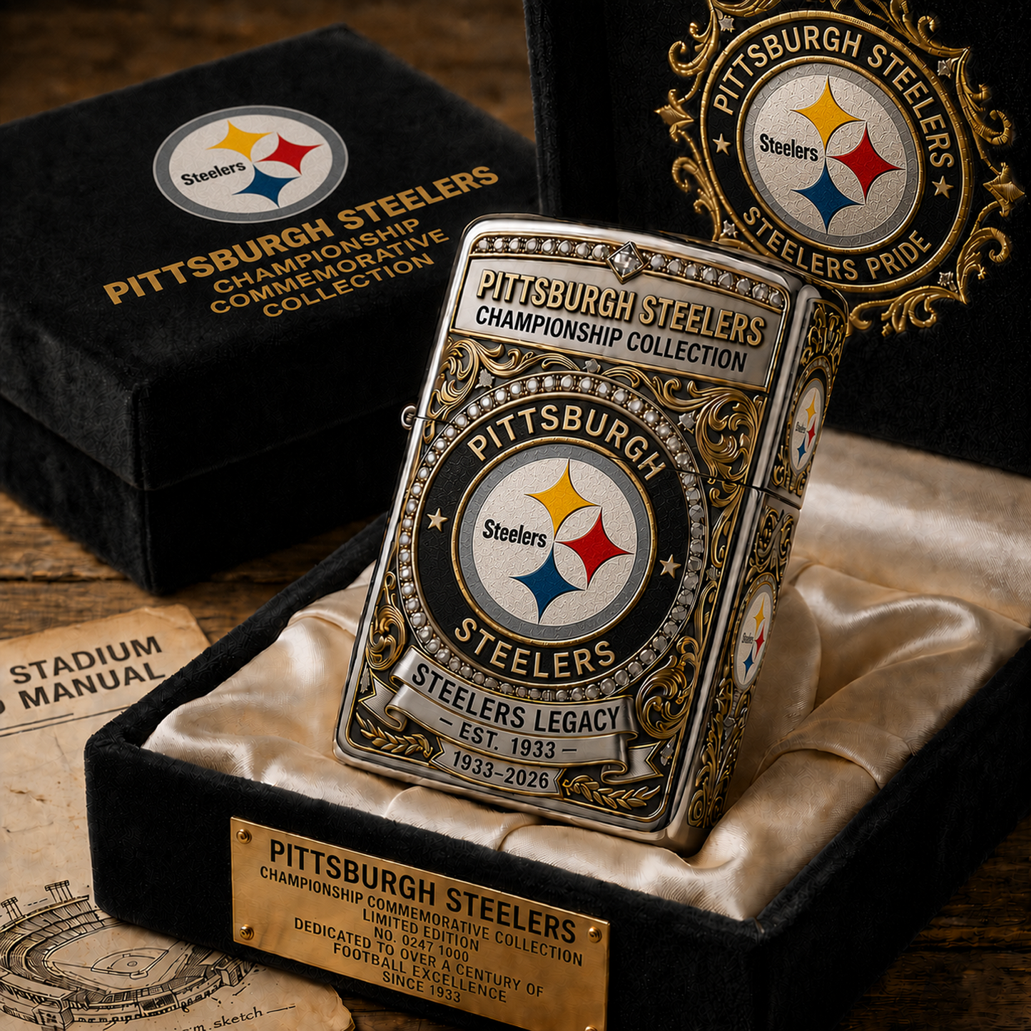 PIT x NFL Premium Lighter Case 2105 DatND DVT