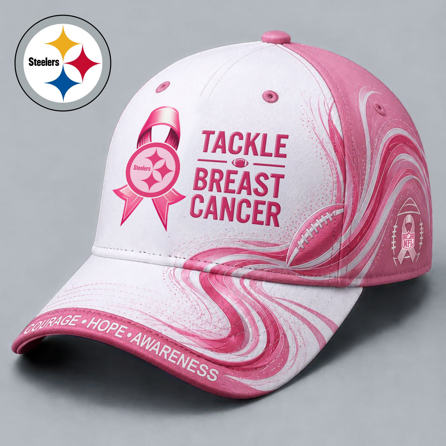 PIT x NFL Tackle Breast Cancer Cap