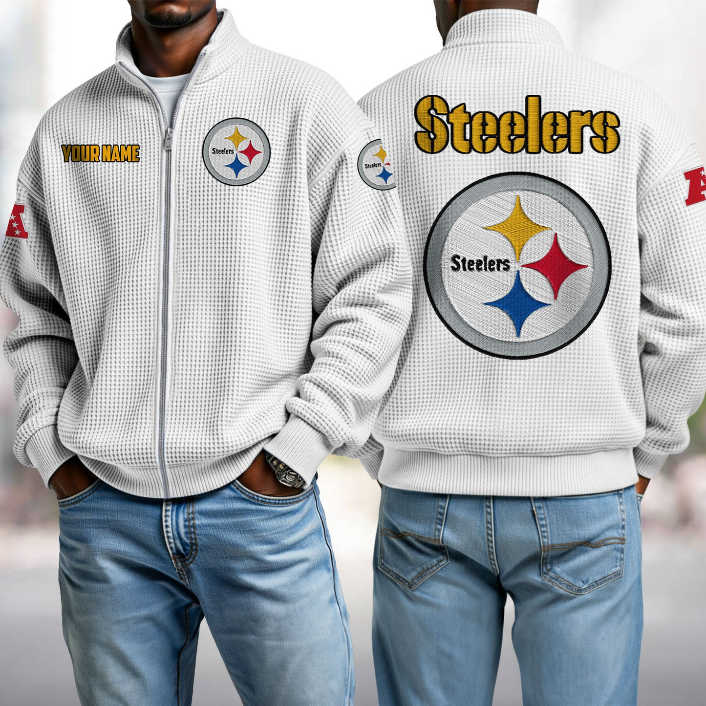 PIT x NFL Waffle Zip-Up Sweatshirt DatND DVT