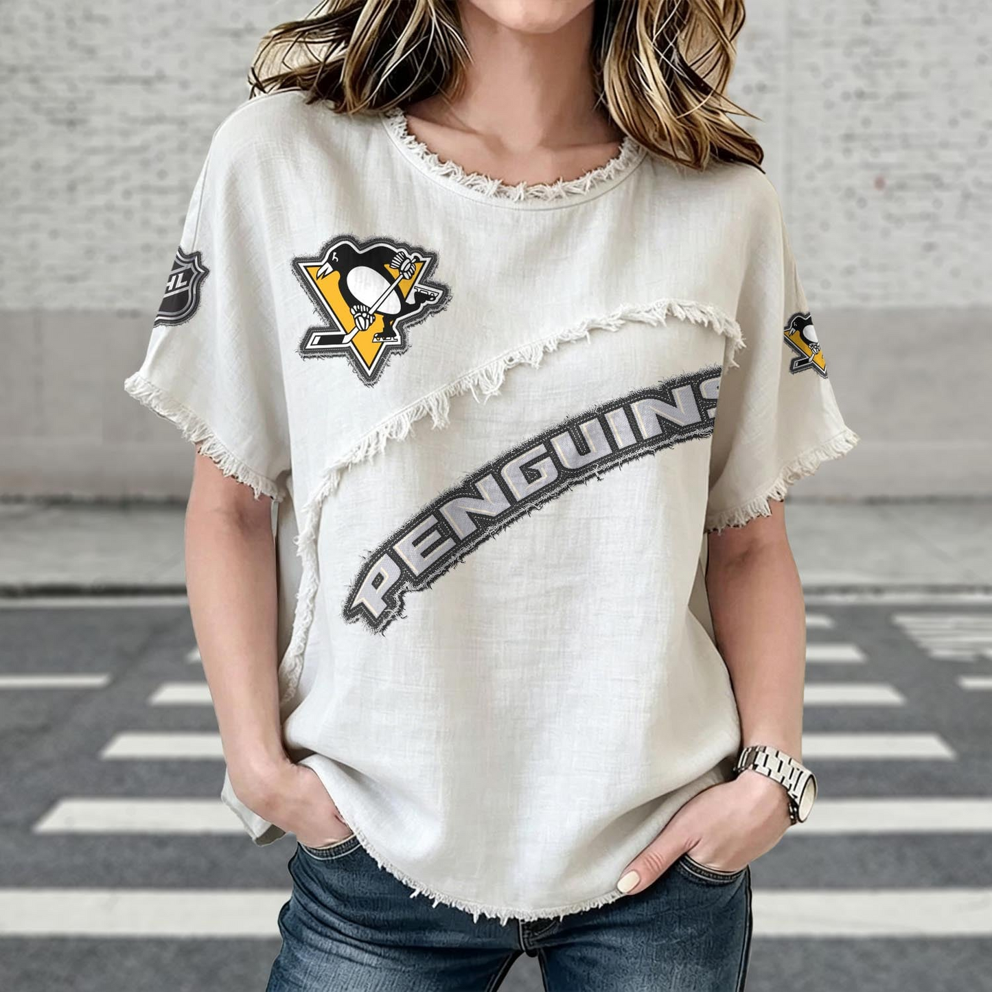 PIT x NHL Womenƒ??s Vintage O-Neck 2905 DatND DVT