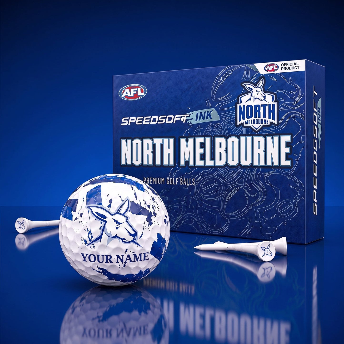 PREMIUM AFL X NM EXCLUSIVE PERSONALIZED GOLF BALL SET LIMITED EDTION
