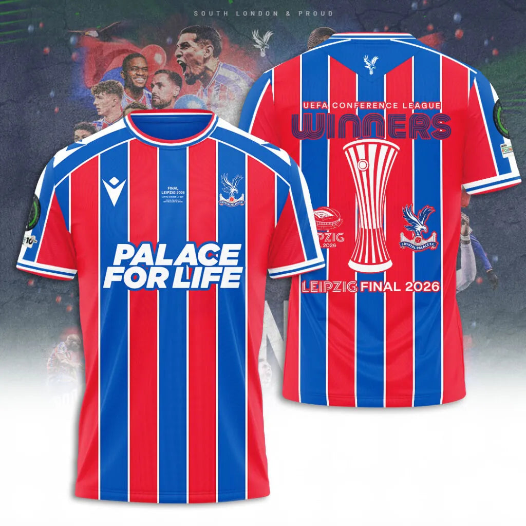 PREMIUM CRY X THANK FOR MEMORIES UEFA Conference League Winners Shirt V14 NDT LVH 280526