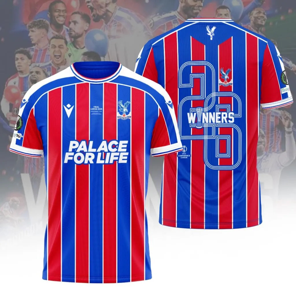 PREMIUM CRY X THANK FOR MEMORIES UEFA Conference League Winners Shirt V16 NDT LVH 280526
