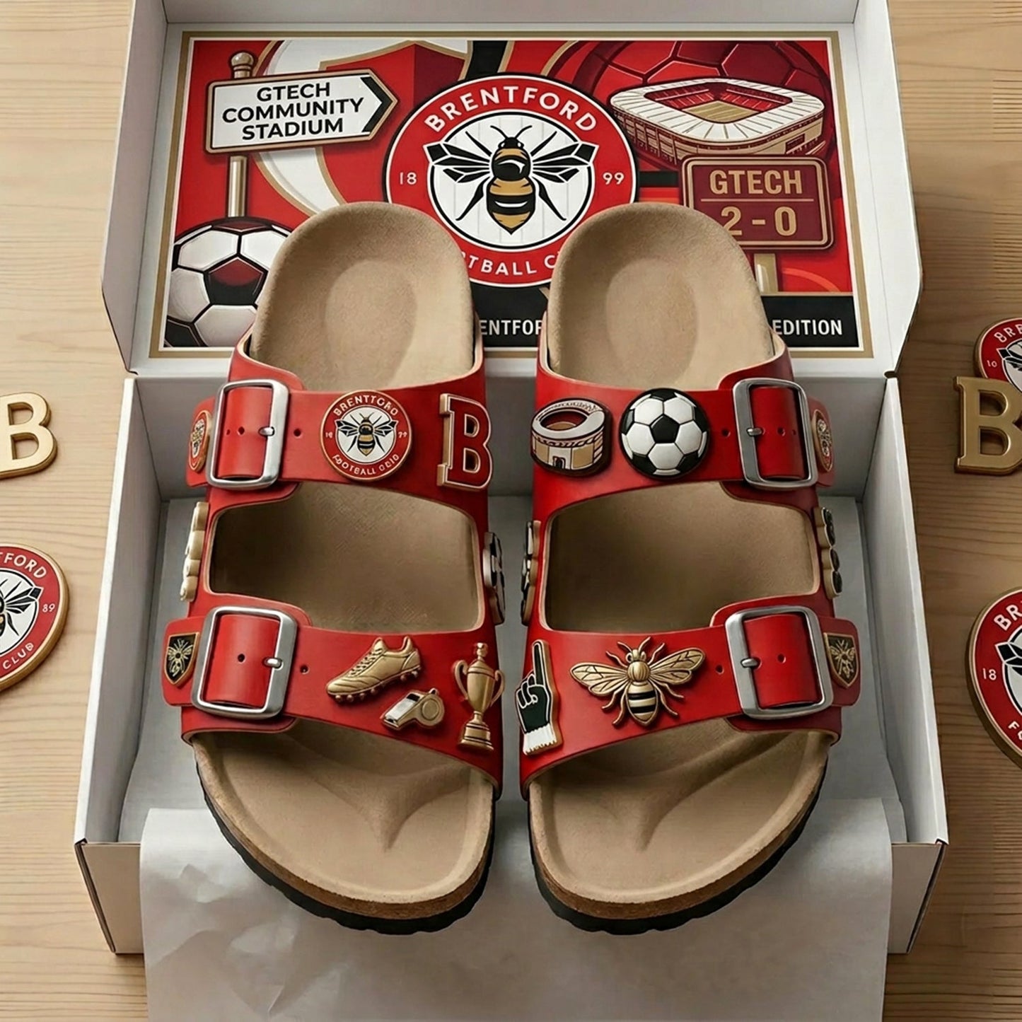 PREMIUM EPL X BRE Birken-Inspired Double-Strap Sandals For Summer Holiday V3 NDT NHM 190526