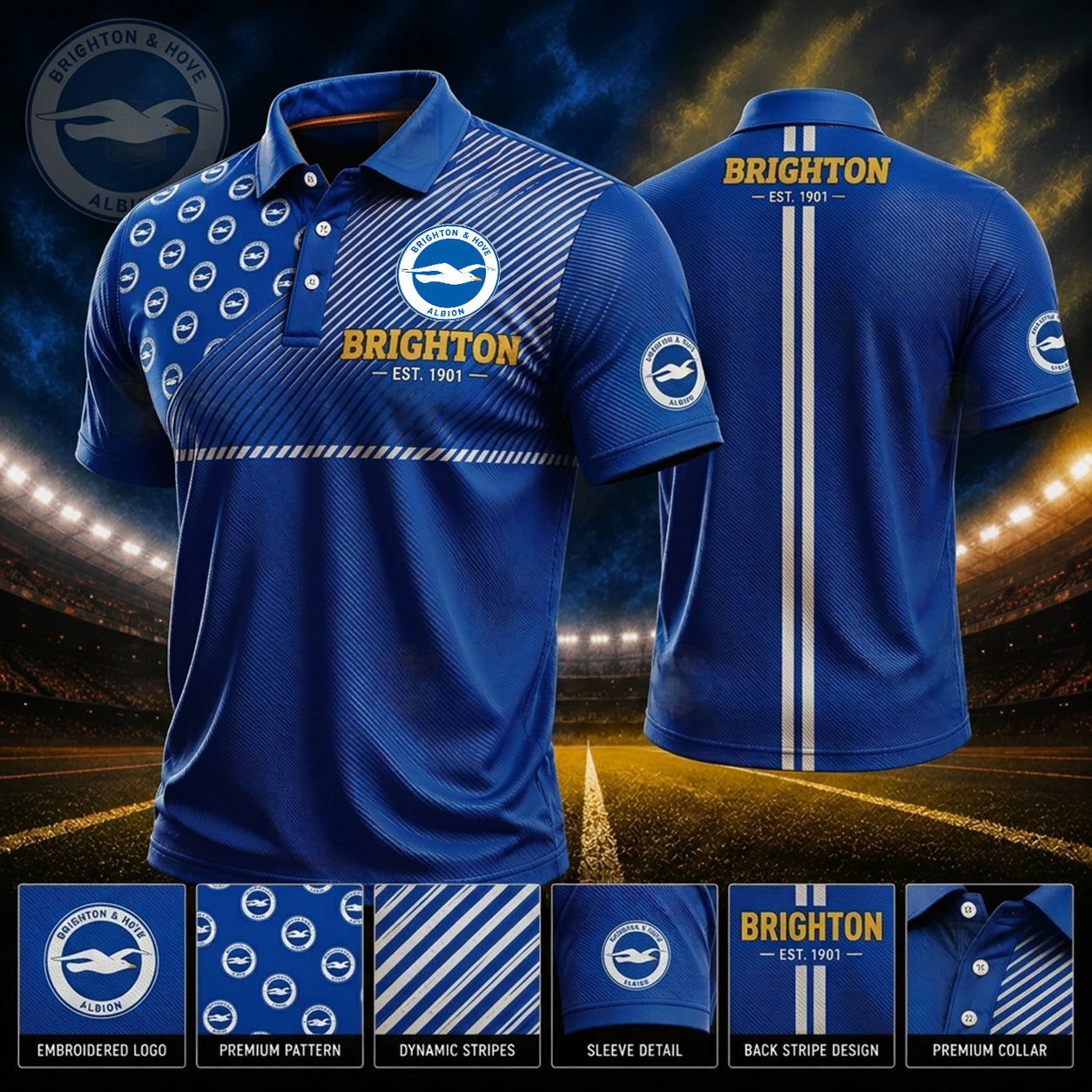 PREMIUM EPL X BRI GAMEDAY LUXURY POLO SHIRT 200626