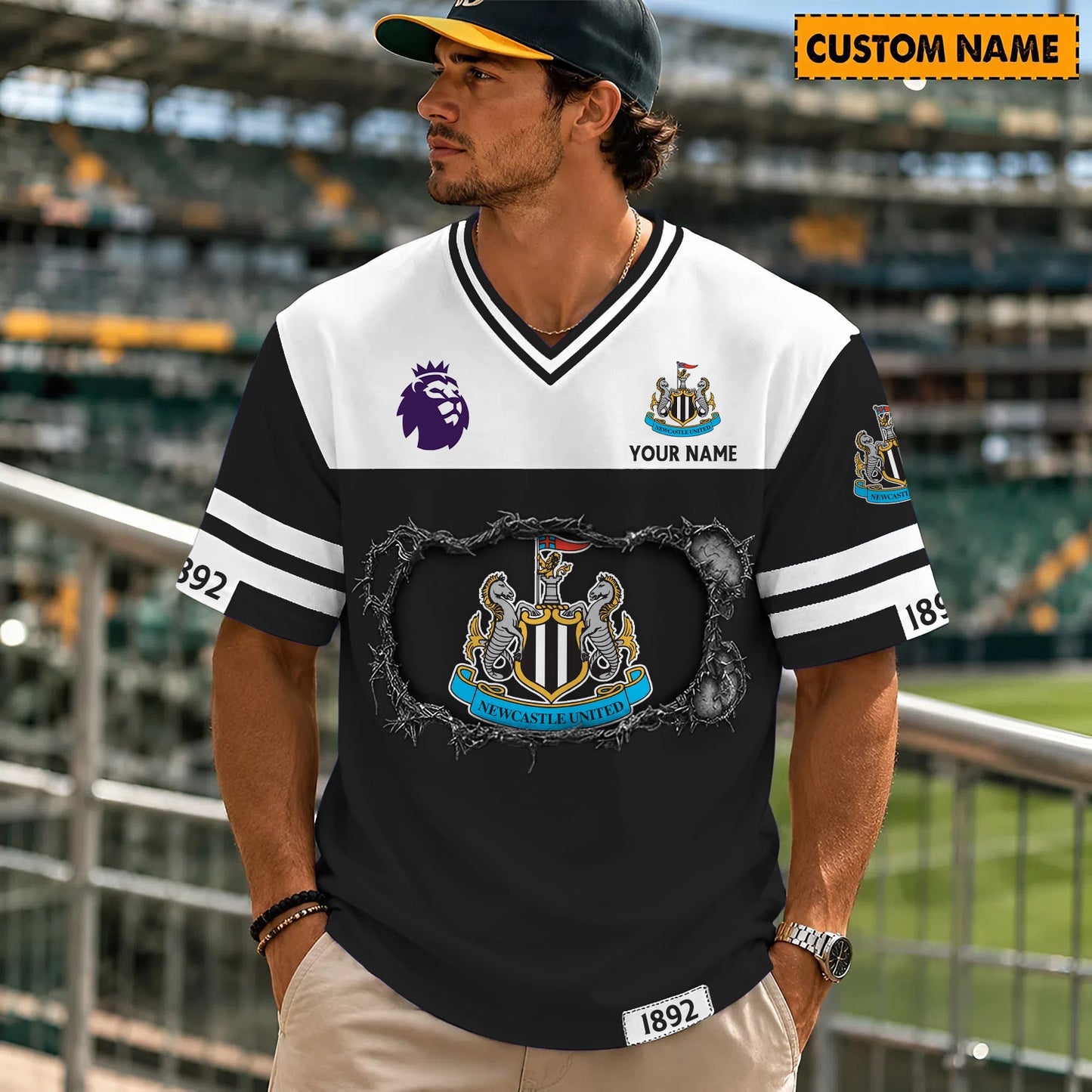 PREMIUM EPL X NEW Streetwear V-neck Shirt Custom Gifts For Fan NDT NHM 280526