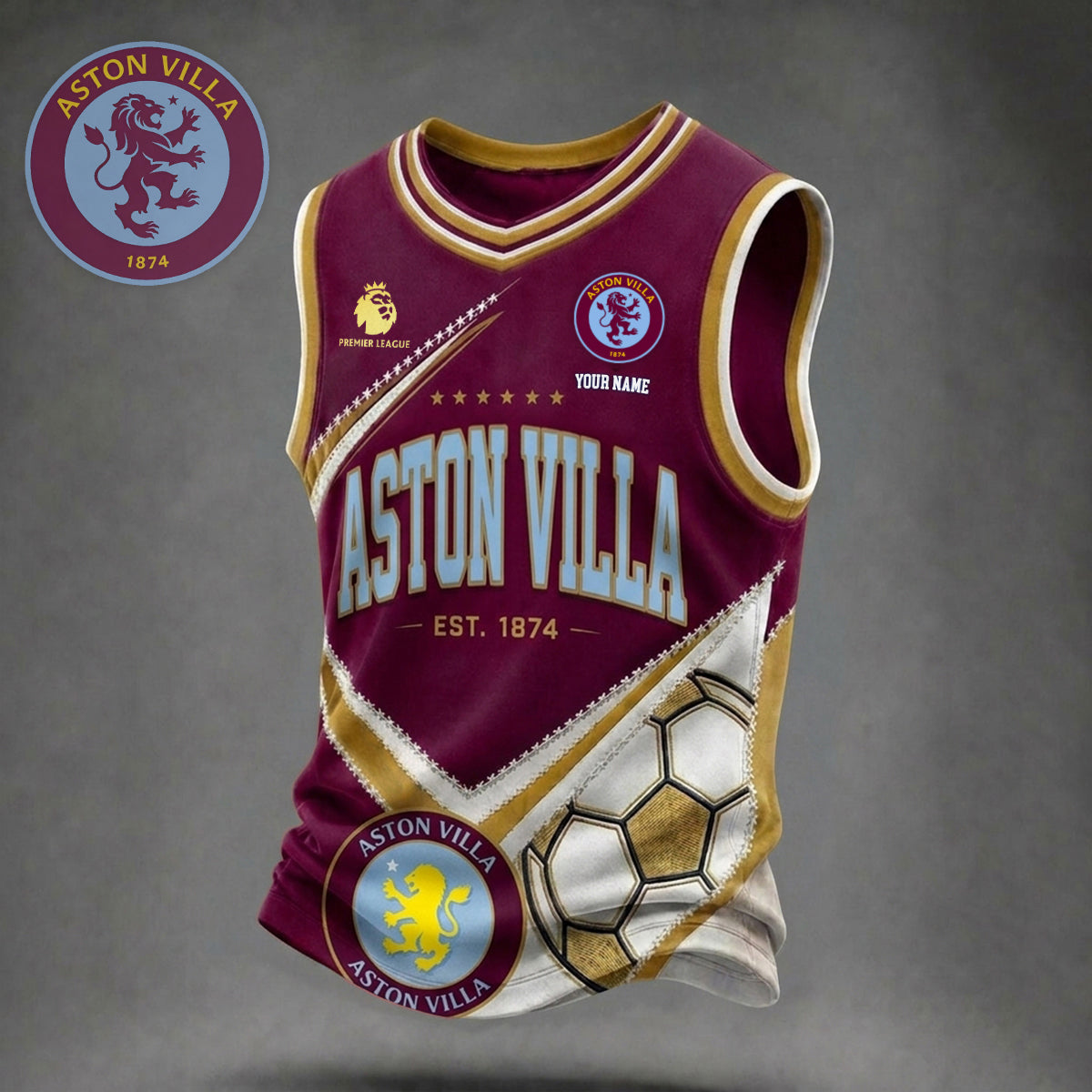PREMIUM LUXURY EPL X AST Game Day V-Neck Tank Top Custome Shirt NDT NHM 050626