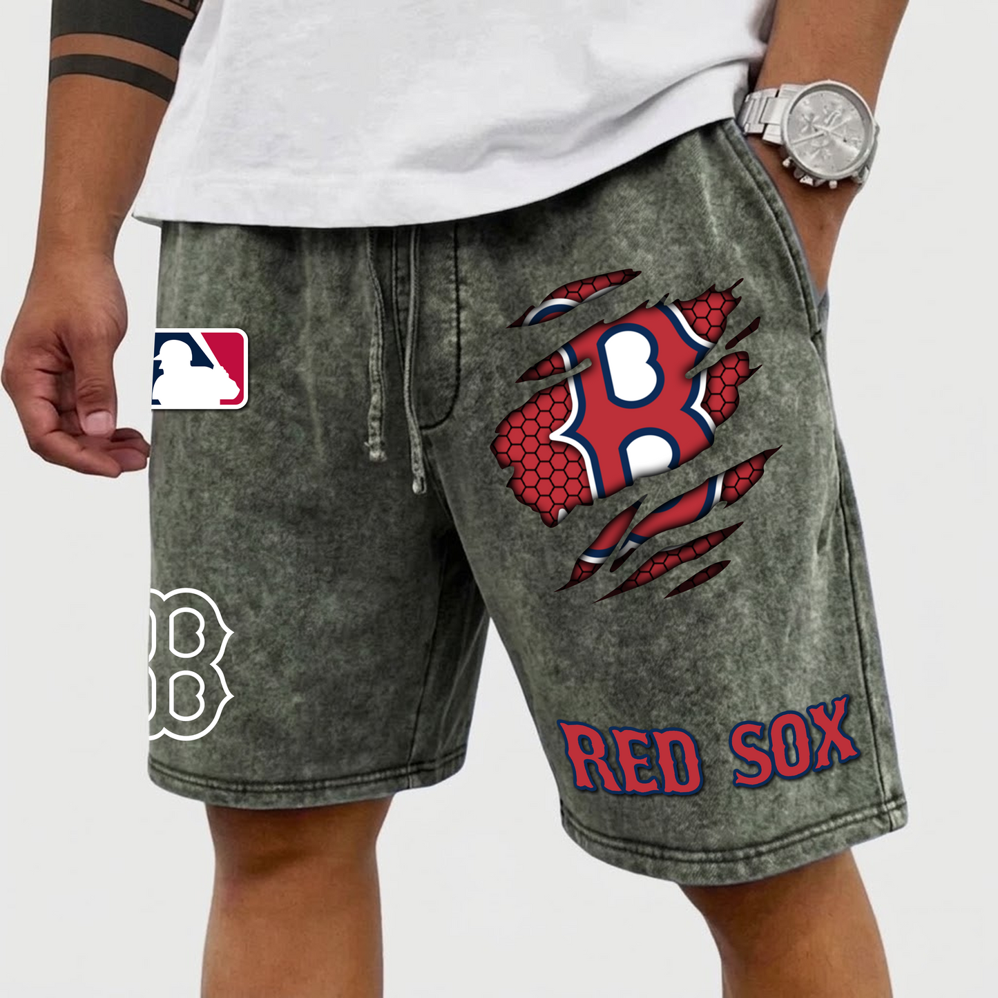 PREMIUM MLB X BRS WASH SHORT FOR SUMMERS HOLIDAY NDT VHM 080426