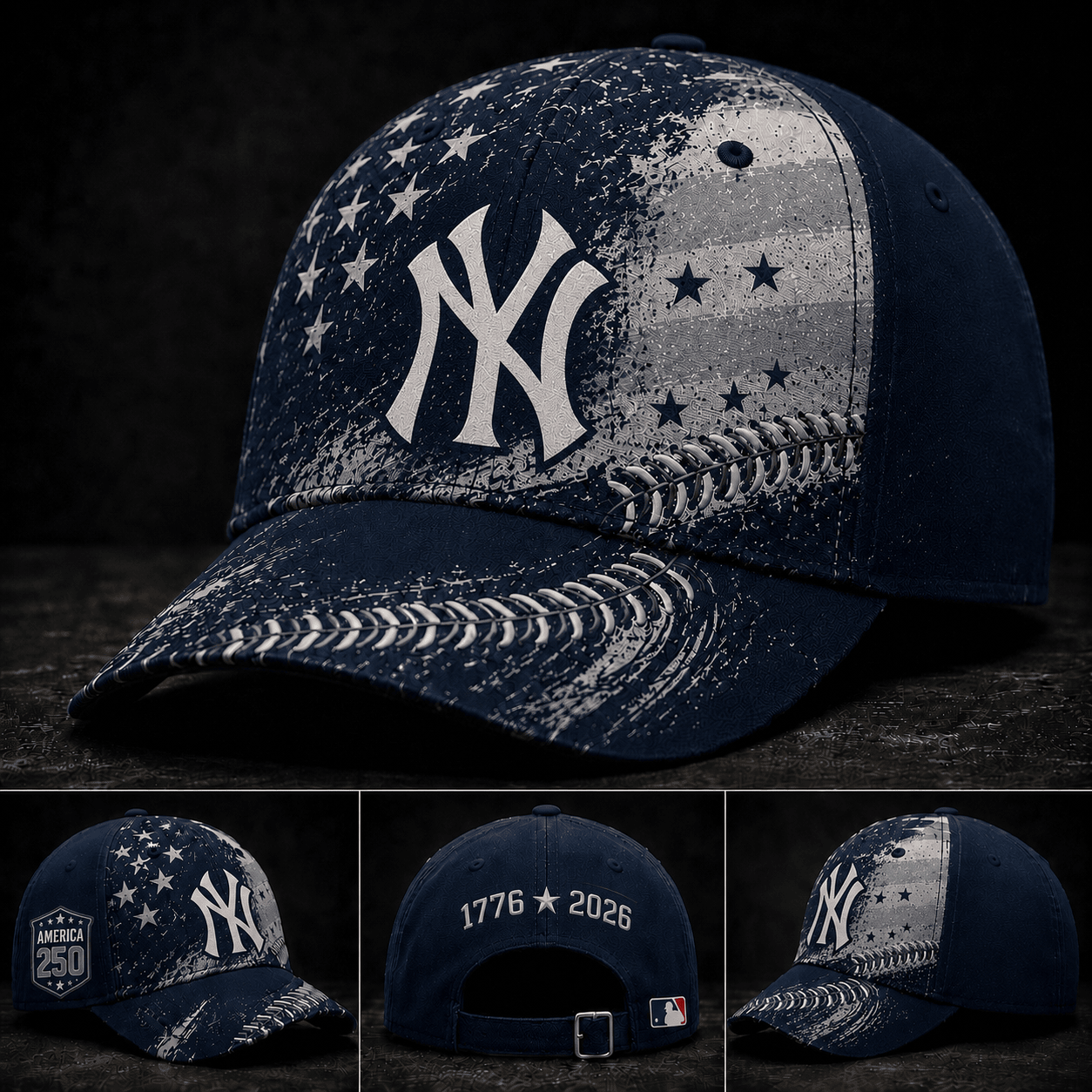 PREMIUM MLB X NYY GAMEDAY BASEBALL CAP LIMITED EDITION 300626