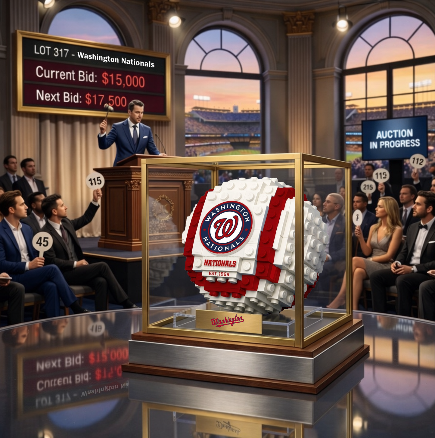 PREMIUM MLB X WN Anniversary 126th Heritage Masterpiece Brick Collection NDT VHM 300326