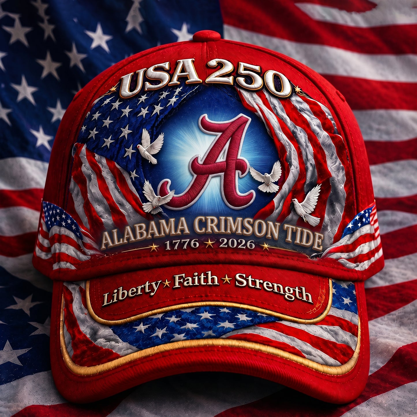 PREMIUM NCAA x AC 250 Years Anniversary Of Freedom Cap 290626