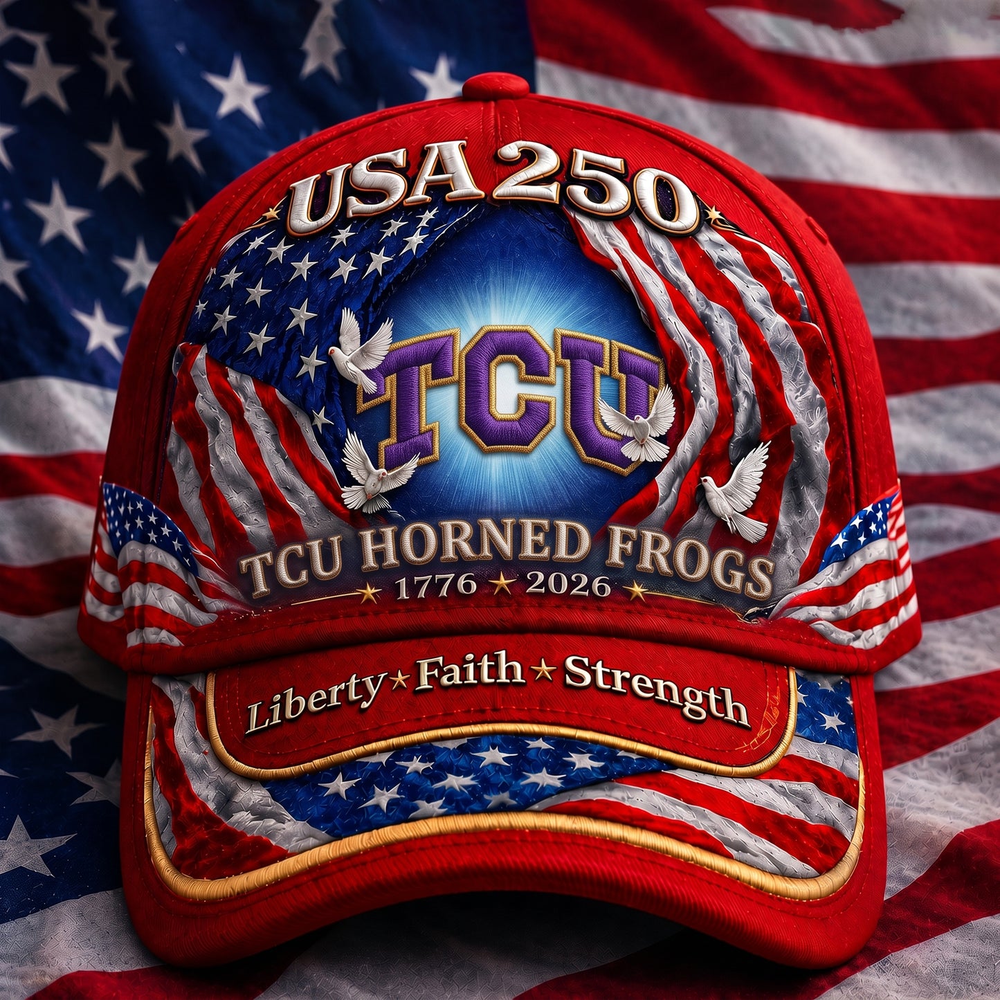 PREMIUM NCAA x THF 250 Years Anniversary Of Freedom Cap 290626