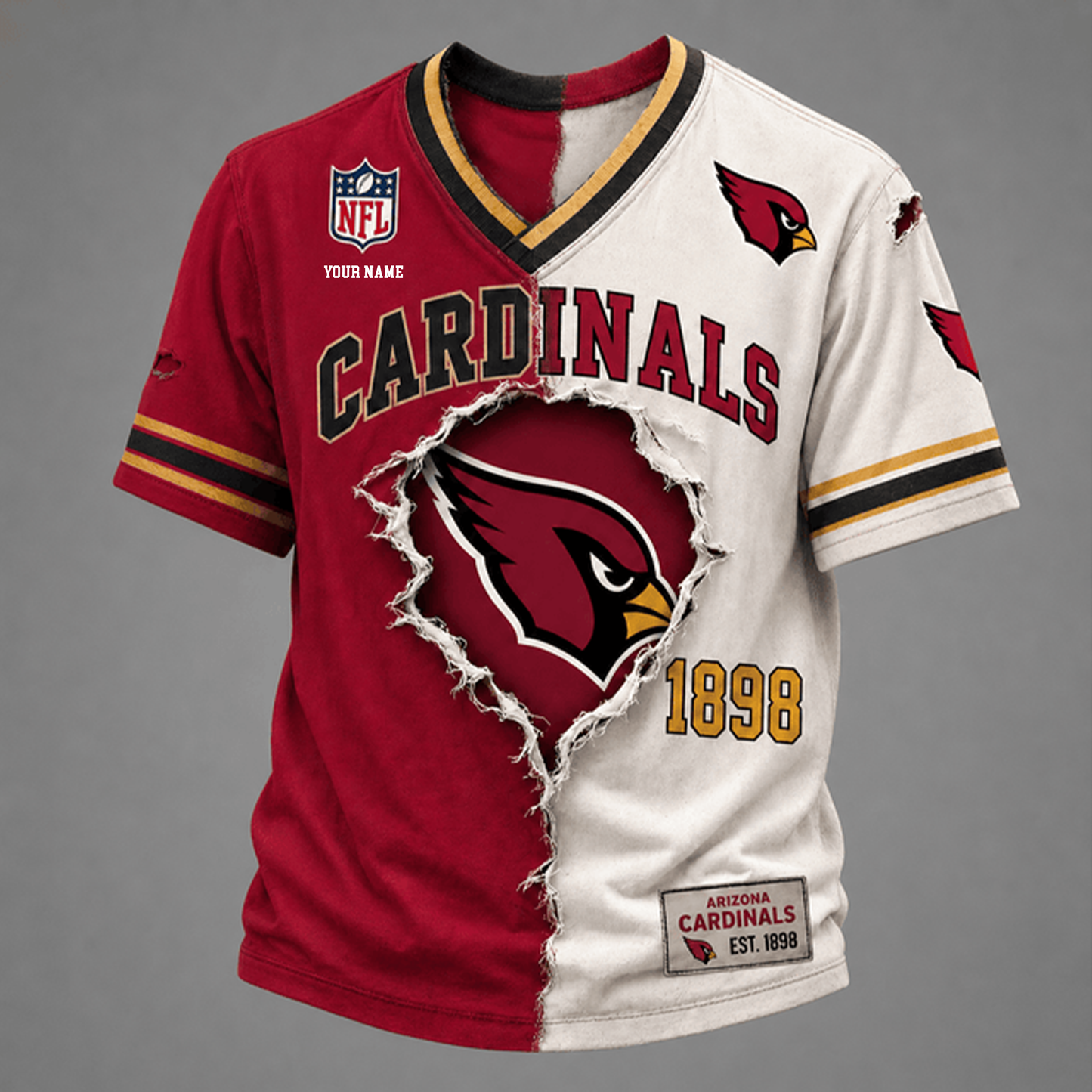 PREMIUM NFL X AC GAME DAY V-Neck T Shirt FOR SUMMER HOLIDAY NDT VHM 050626