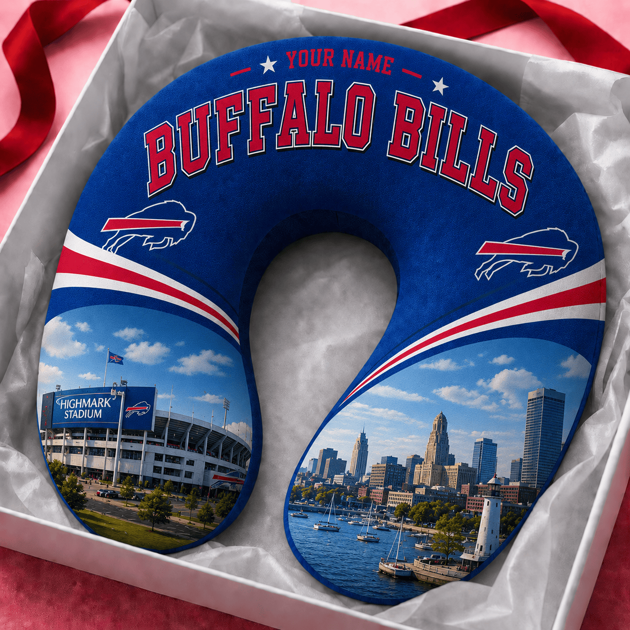 PREMIUM NFL X BB Special New Neck Pillow Custom Name 100626