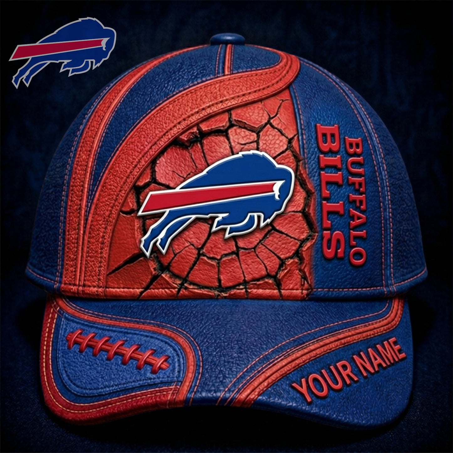 PREMIUM NFL X BUF GAMEDAY Personalized CLASSIC CAP 220626