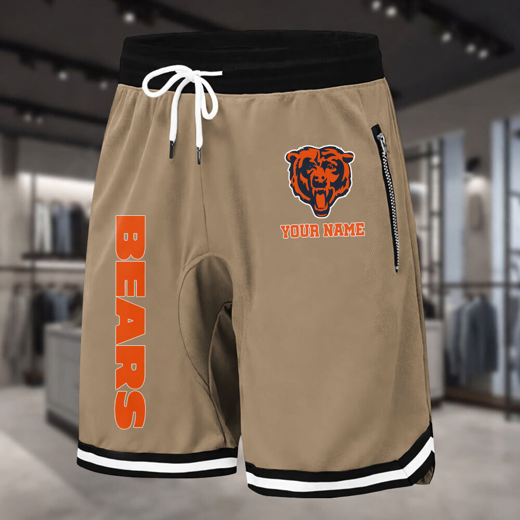 PREMIUM NFL X CHI Summer Fitness Breathable Basketball Shorts NDT LVH 230426