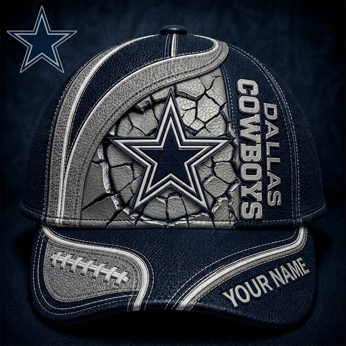 PREMIUM NFL X DAL GAMEDAY Personalized CLASSIC CAP 220626