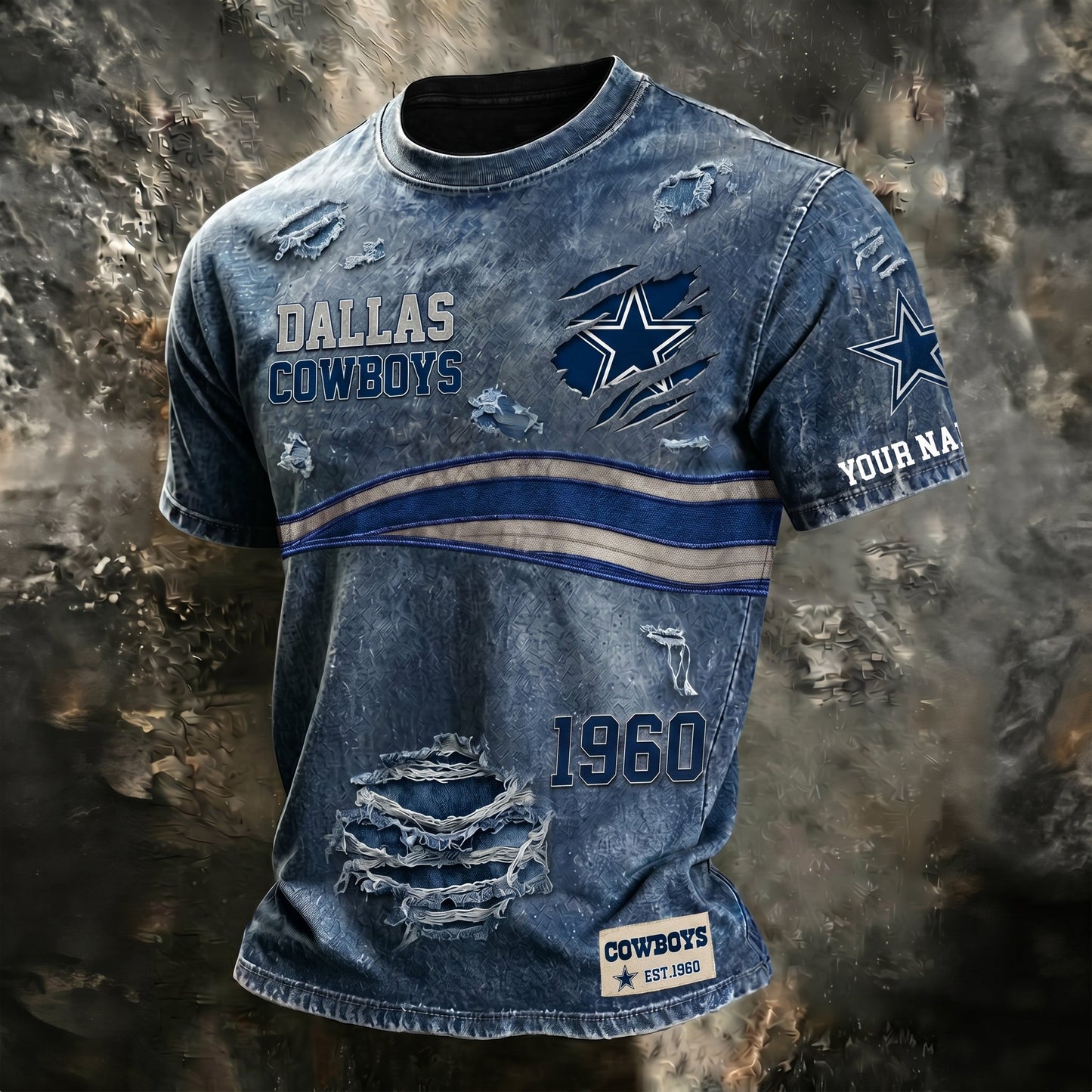 PREMIUM NFL X DC Streetwear & Edgy CUSTOME NAME SHIRT 120626