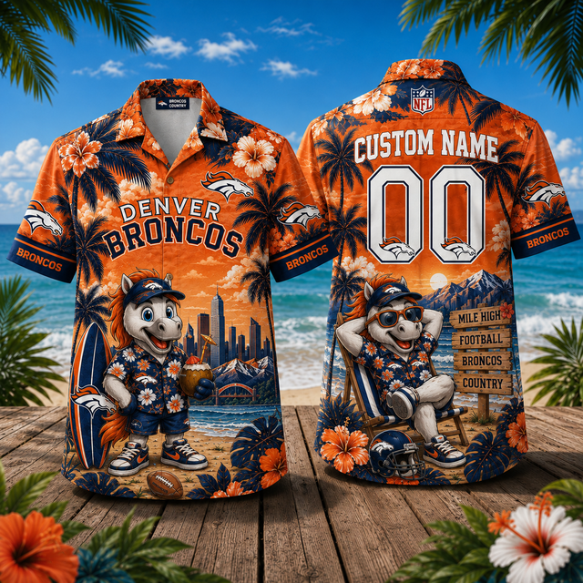 PREMIUM NFL X DEN Personalized Hawaiian Shirt FOR SUMMER HOLIDAY 190626
