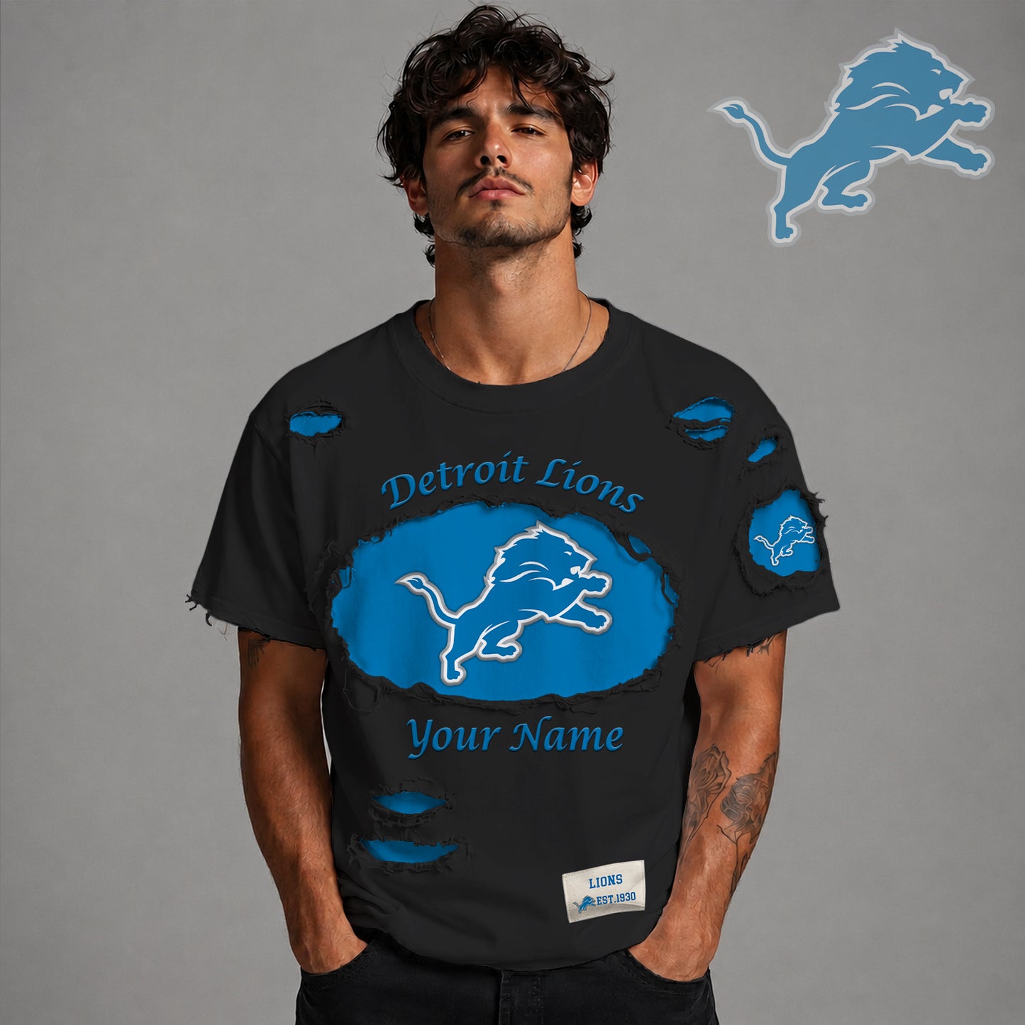 PREMIUM NFL X DET LUXURY CREW-Neck T-Shirt V3 FOR SUMMER HOLIDAY 180626