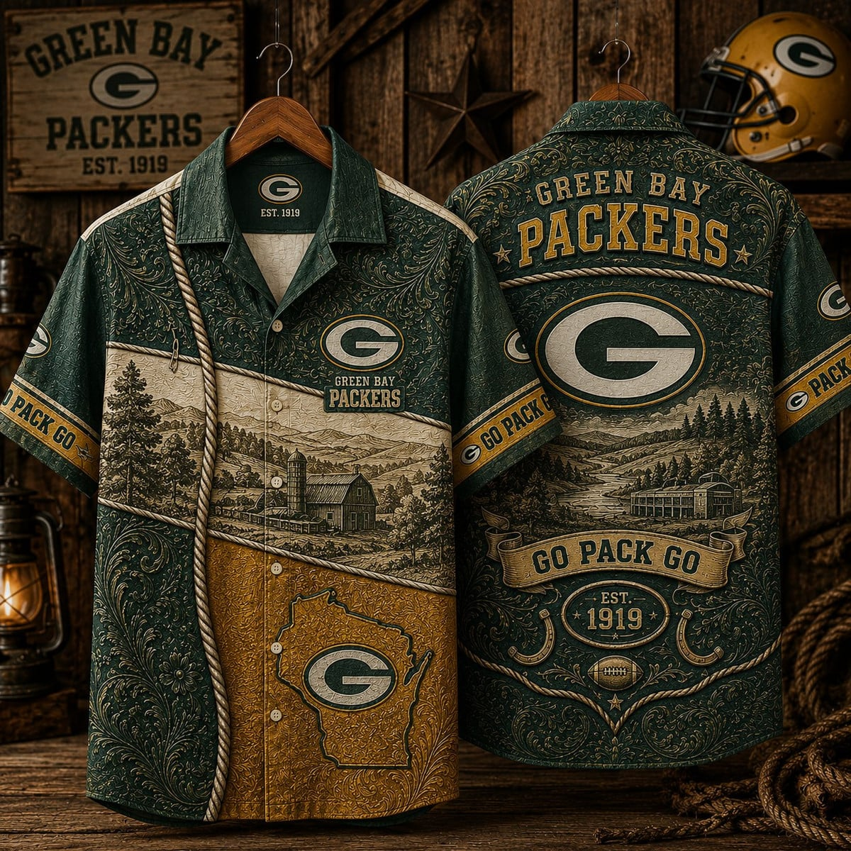 PREMIUM NFL X GBP CLASSIC VINTAGE SILK SHIRT NDT VHM 220626