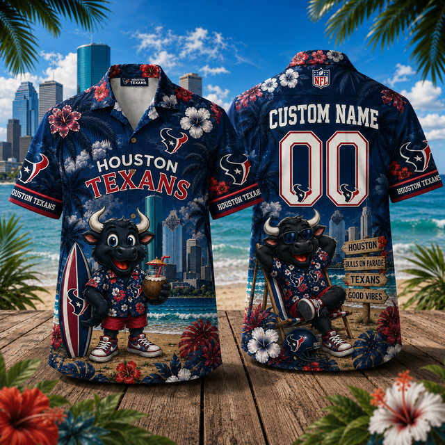PREMIUM NFL X HOU Personalized Hawaiian Shirt FOR SUMMER HOLIDAY 190626