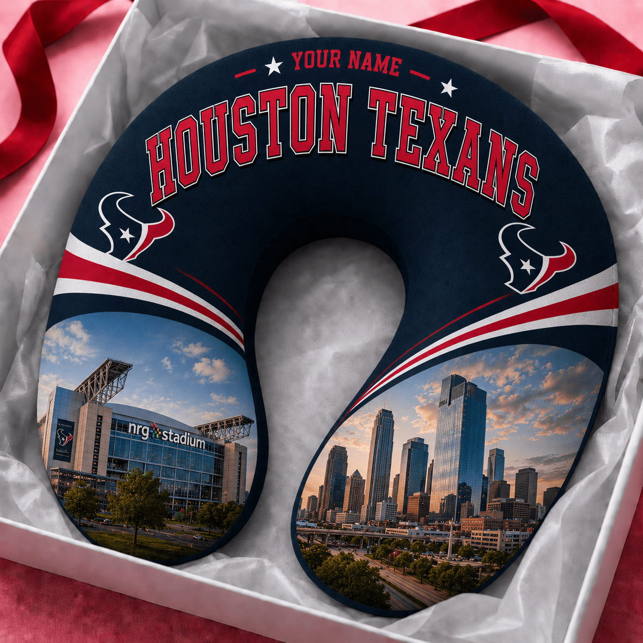 PREMIUM NFL X HT Special New Neck Pillow Custom Name 100626