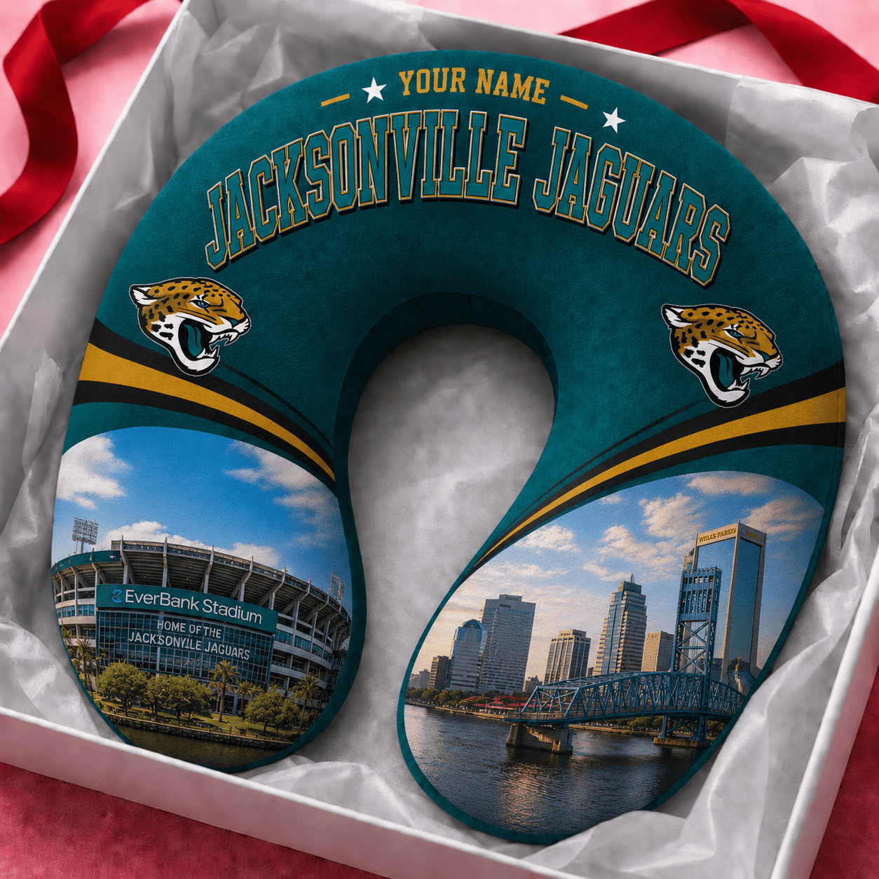 PREMIUM NFL X JJ Special New Neck Pillow Custom Name 100626