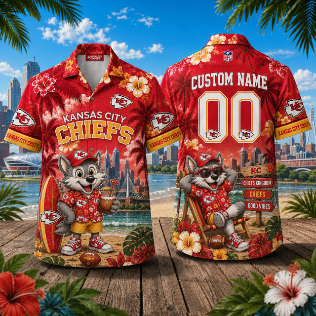 PREMIUM NFL X KAN Personalized Hawaiian Shirt FOR SUMMER HOLIDAY 190626