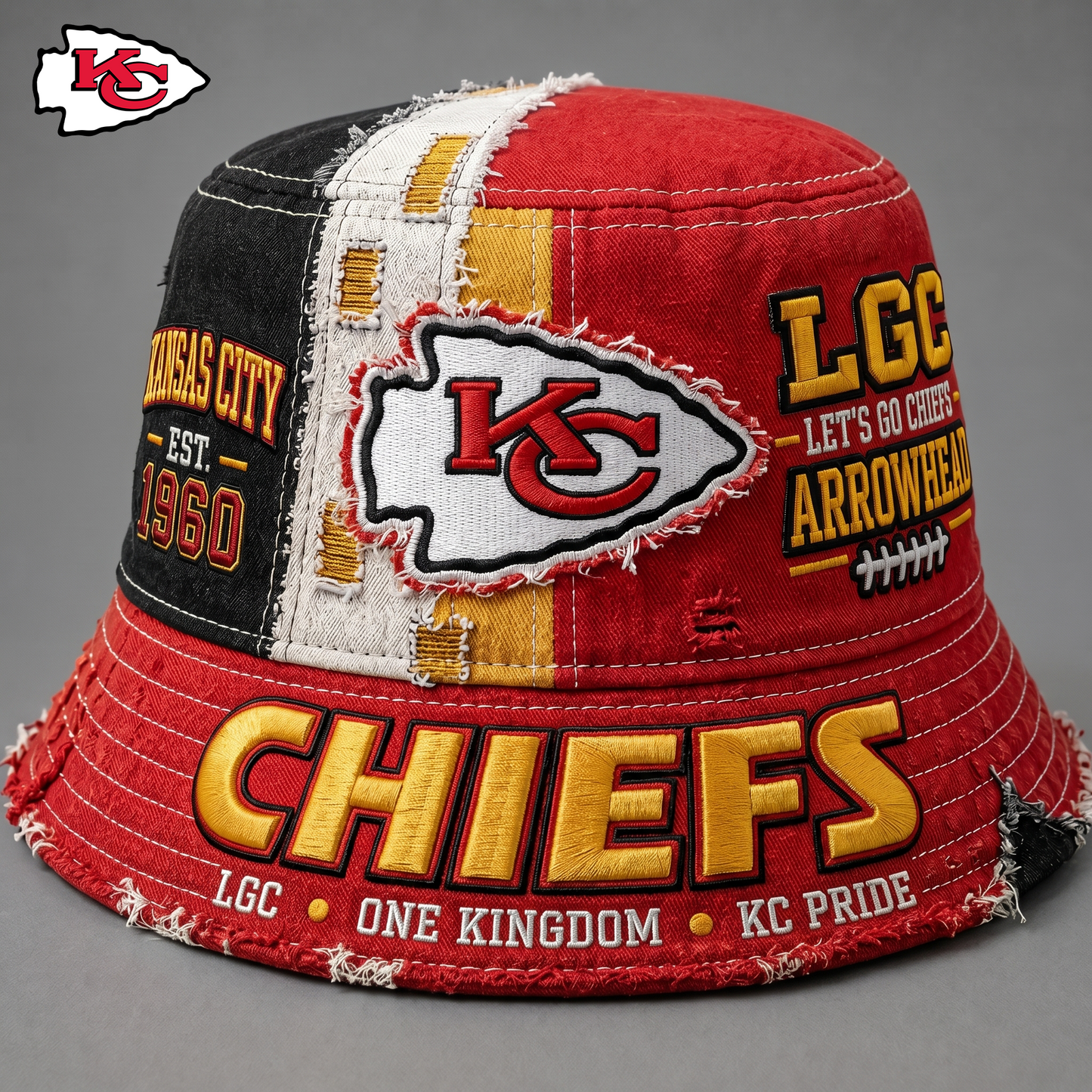 PREMIUM NFL X KC Exclusive Bucket Hat Limited Editions 240626